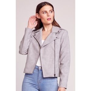 Grey BB Dakota Moto Jacket - Size S